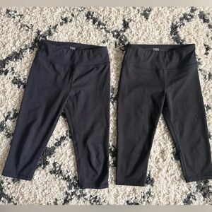 DSG Black Capri Leggings dance-wear Size XS  6/7